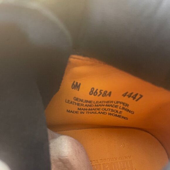 Timberland Premium 6-Inch Waterproof Boots in Black Nubuck Size 6 - Picture 8 of 9